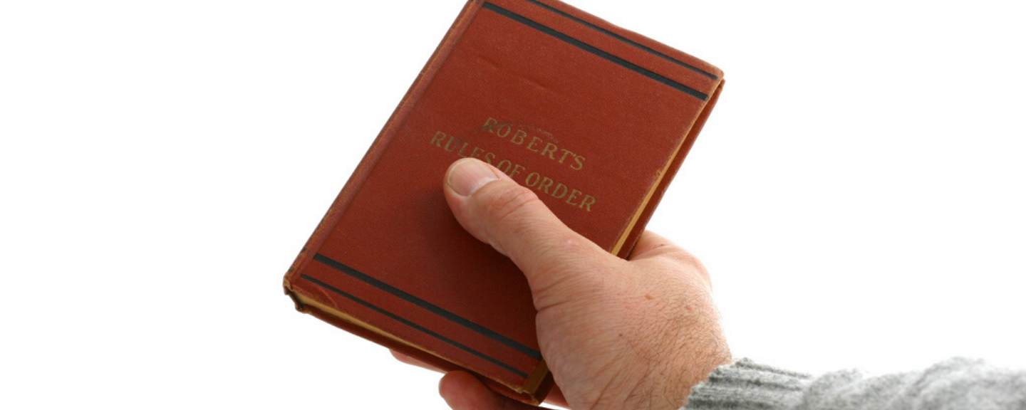 Learning Robert’s Rules for More Efficient HOA Meetings